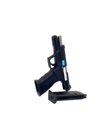 WE - GP1799 T5 GBB Gaz - 0,9 joule - NOIR/SILVER/NOIR