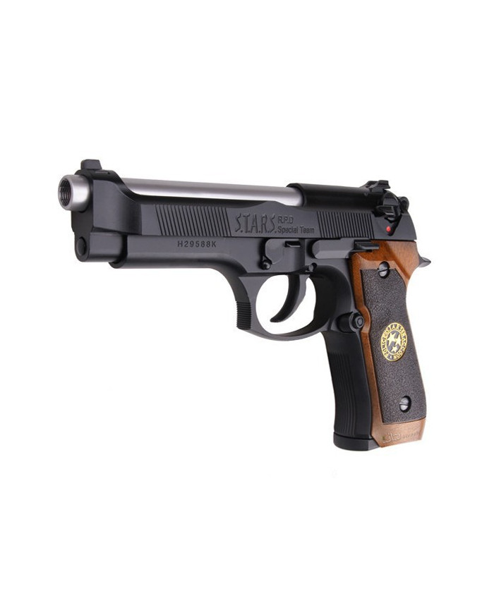 WE - M92 SAMURAÏ EDGE BIOHAZARD GBB Gaz - 0,9 joule - NOIR