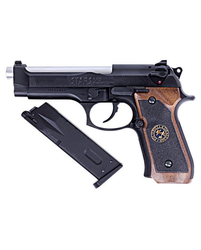 WE - M92 SAMURAÏ EDGE BIOHAZARD GBB Gaz - 0,9 joule - NOIR