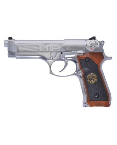 WE - M92 SAMURAÏ EDGE BIOHAZARD GBB gaz - 0,9 joule - SILVER