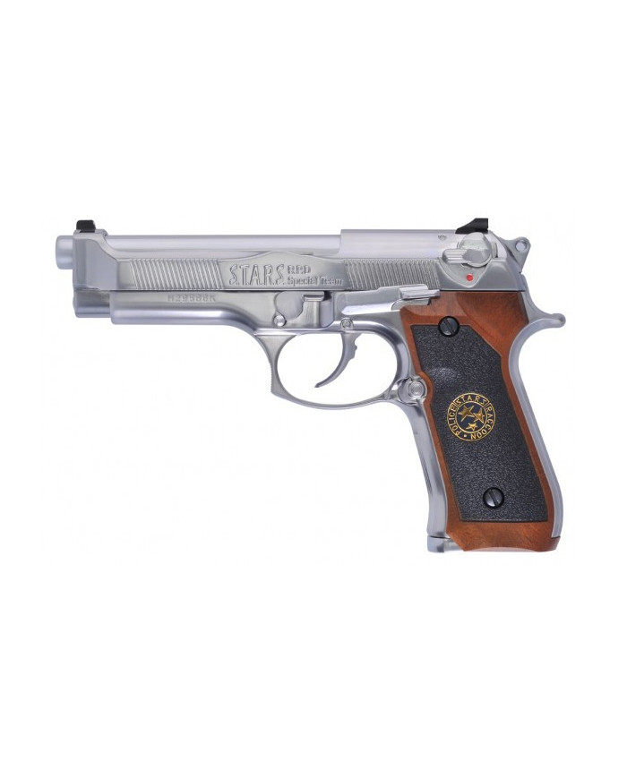 WE - M92 SAMURAÏ EDGE BIOHAZARD GBB gaz - 0,9 joule - SILVER