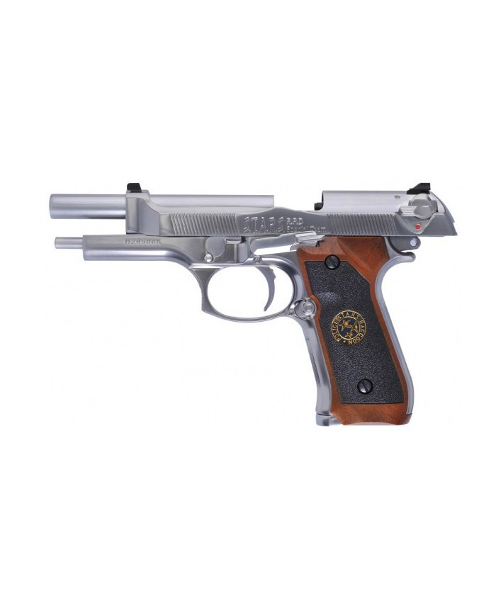 WE - M92 SAMURAÏ EDGE BIOHAZARD GBB gaz - 0,9 joule - SILVER