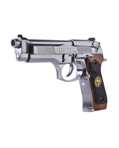 WE - M92 SAMURAÏ EDGE BIOHAZARD GBB gaz - 0,9 joule - SILVER