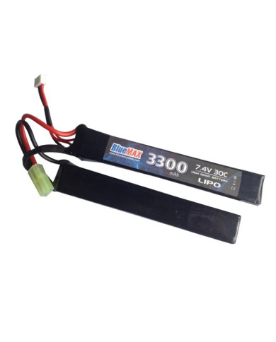 BLUE MAX - Batterie Lipo 7,4V 3300mAh 30C