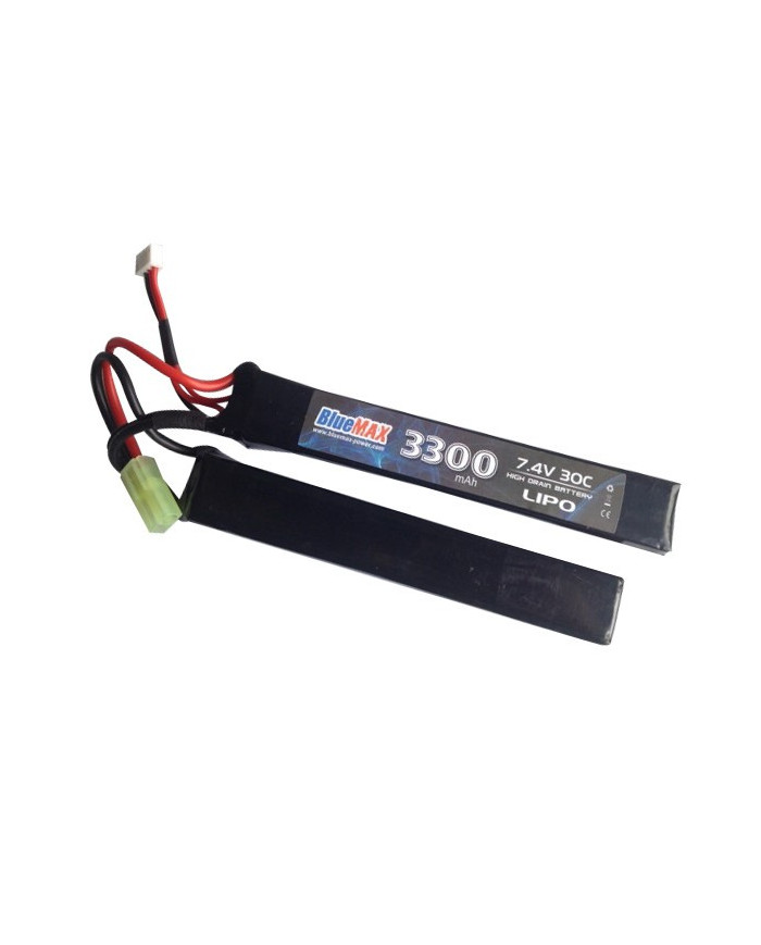 BLUE MAX - Batterie Lipo 7,4V 3300mAh 30C