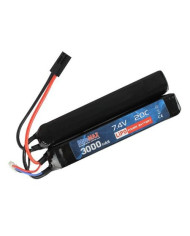 Batterie Lipo 7,4V 3000mAh 20C BLUE MAX