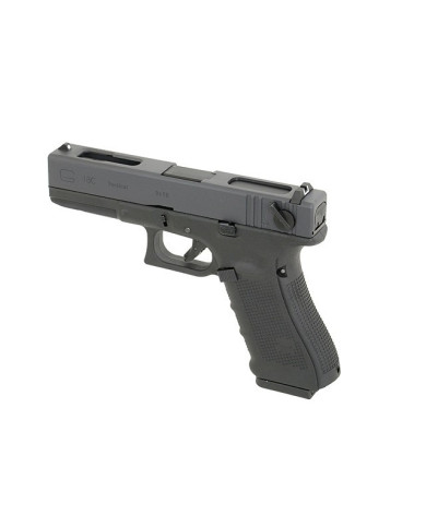 Réplique Pistolet Airsoft G18C Gen 4 GBB/Gaz semi/full auto (Noir) WE