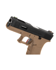 WE - S17 G-FORCE T2 GBB Gaz - 0,9 Joule - NOIR/SILVER/TAN