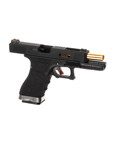 WE - S17 G-FORCE T1 GBB Gaz - 1 Joule - NOIR/OR/NOIR