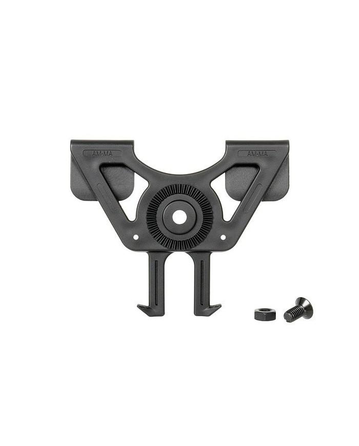 Fixation Système d'Attache Molle noir Pour Holster Etui Rigide - AMOMAX