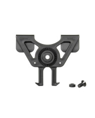 Fixation Système d'Attache Molle noir Pour Holster Etui Rigide - AMOMAX