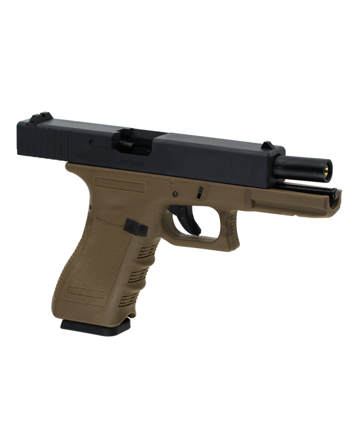 WE - G17 Gen 3 GBB Gaz - 0,9 Joule - TAN
