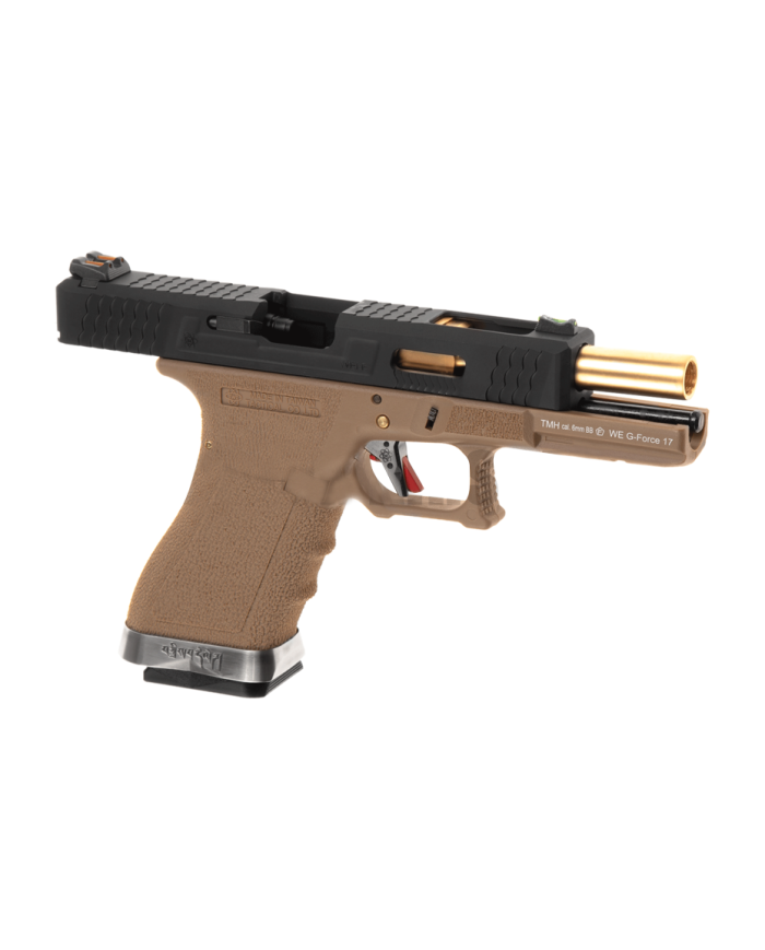 WE - S17 G-FORCE T6 GBB Gaz - 0,9 Joule - NOIR/OR/NOIR