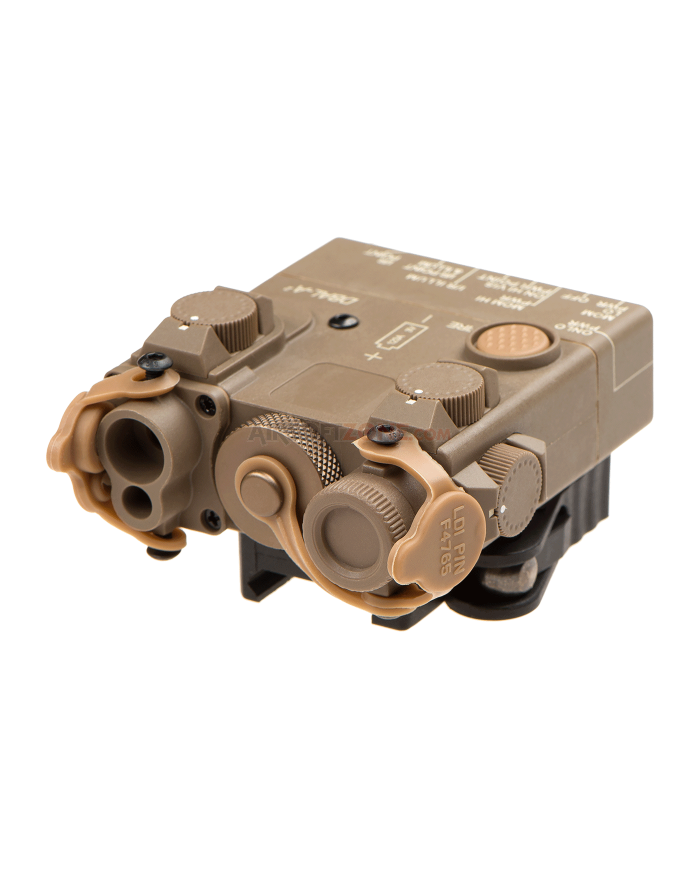 WADSN - Boitier PEQ DBAL-A2 avec laser vert - Tan