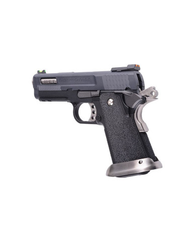 WE - Réplique Pistolet Airsoft Hi-capa 3.8 FORCE Brontosaurus GBB gaz - 1 joule - NOIR