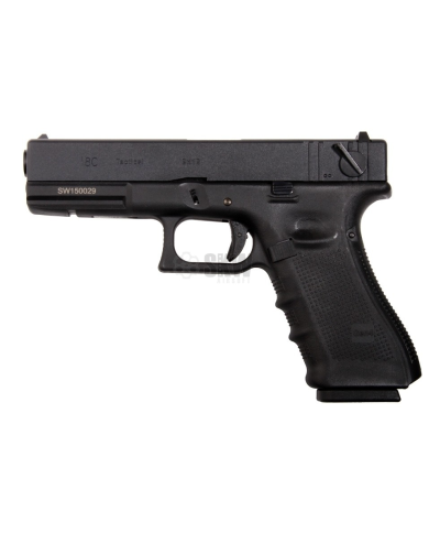 Réplique Pistolet Airsoft G18C Gen 4 GBB/Gaz semi/full auto (Noir) WE