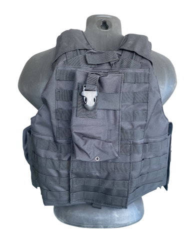 TACTICAL - Gilet Tactique CIRAS avec poches - NOIR