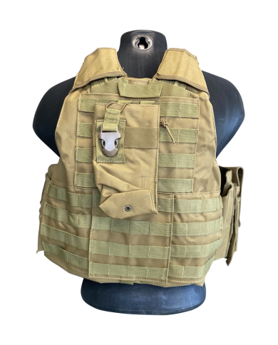 TACTICAL - Gilet Tactique CIRAS avec poches - TAN