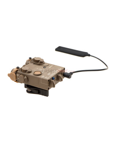 WADSN - Boitier PEQ DBAL-A2 avec laser vert - Tan