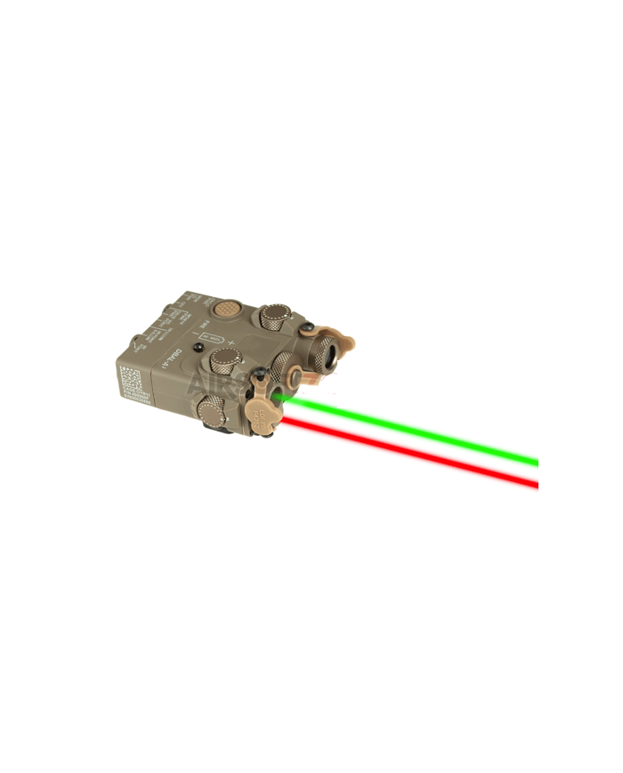 WADSN - Boitier PEQ DBAL-A2 avec laser vert - Tan