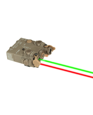 WADSN - Boitier PEQ DBAL-A2 avec laser vert - Tan