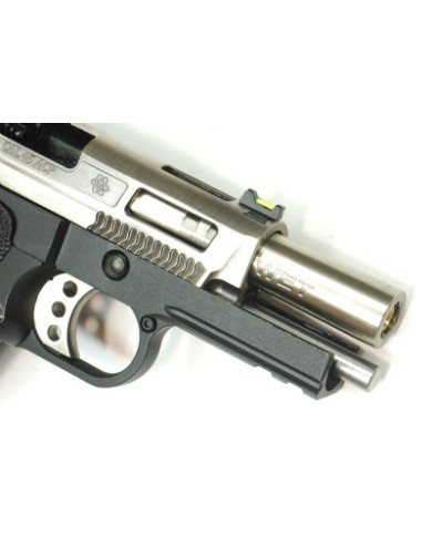 WE - Réplique Pistolet Airsoft Hi-capa 3.8 Deinonychus GBB gaz - 1 joule - NOIR