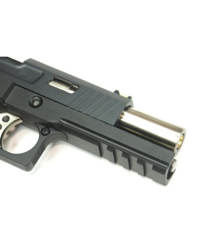 WE - Hi-Capa 4.3 ALLOSAURUS GBB Gaz - 0,9 Joule - SILVER