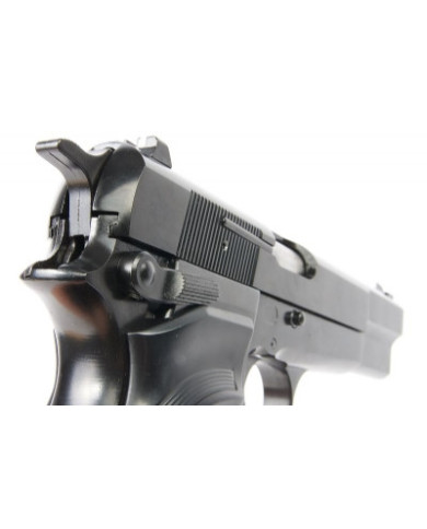 WE - HI-POWER BROWNING MK3 GBB Gaz - NOIR