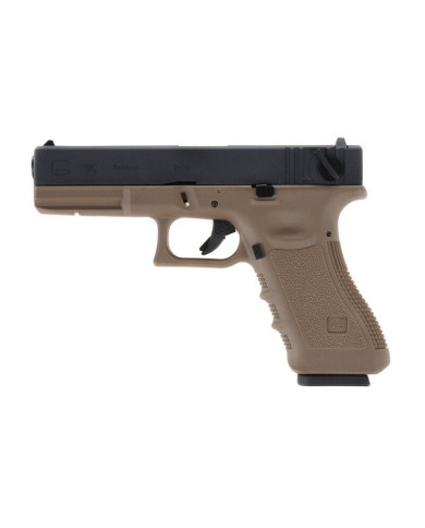 WE - Réplique Pistolet Airsoft G18C Gen 3 GBB Gaz - semi/full auto - NOIR