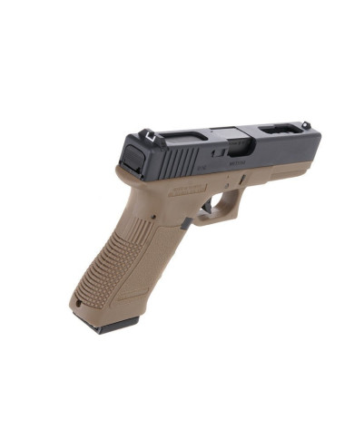 WE - Réplique Pistolet Airsoft G18C Gen 3 GBB Gaz - semi/full auto - NOIR