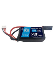 BLUE MAX - Batterie Lipo 7,4V 1200mAh 20C
