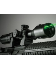 Lunette de visée VISM 3-9X42 avec laser vert (sans anneaux) 