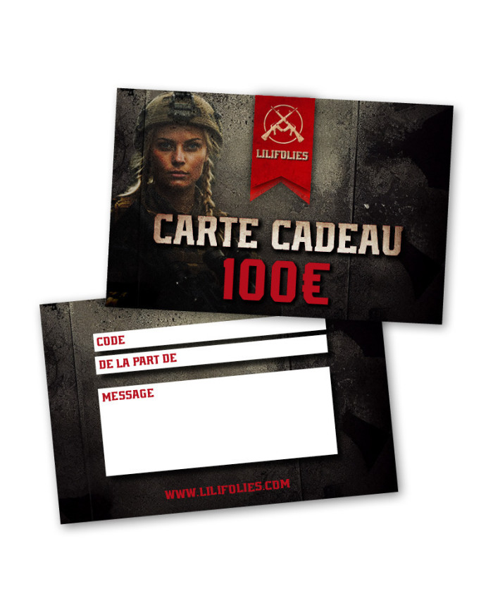 Carte cadeau 100€ LILIFOLIES