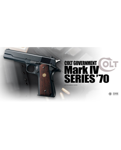 Réplique Pistolet Airsoft M1911A1 Government Mk IV Series 70 GBB/Gaz (Noir) TOKYO MARUI