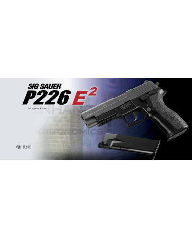 Réplique Pistolet Airsoft Sig Sauer P226 E2 GBB/Gaz (Noir) TOKYO MARUI