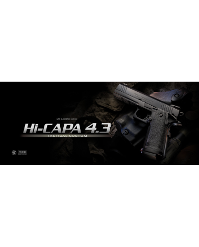 Réplique Pistolet Airsoft Hi-Capa 4.3 GBB/Gaz (Noir) TOKYO MARUI