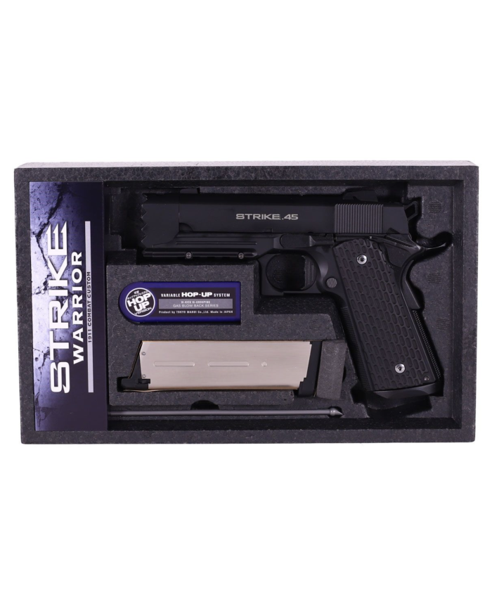 Réplique Pistolet Airsoft STRIKE WARRIOR GBB/Gaz (Noir) TOKYO MARUI