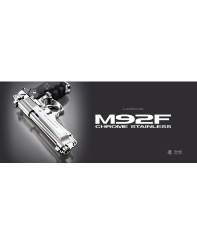 Réplique Pistolet Airsoft M92F GBB/Gaz (Silver) TOKYO MARUI