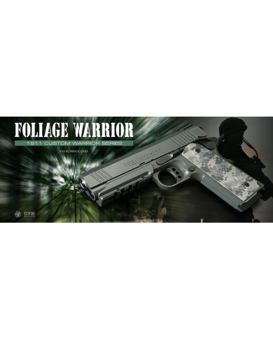Réplique Pistolet Airsoft 1911 FOLIAGE WARRIOR GBB/Gaz TOKYO MARUI