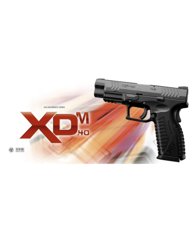 Réplique Pistolet Airsoft XDM-40 GBB/Gaz (Noir) TOKYO MARUI