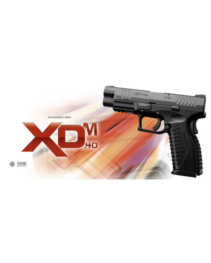 Réplique Pistolet Airsoft XDM-40 GBB/Gaz (Noir) TOKYO MARUI