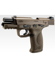 Réplique Pistolet Airsoft M&P9 V Custom GBB/Gaz (Tan) TOKYO MARUI