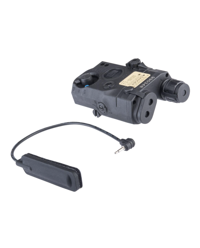 Boitier lampe avec laser vert (Noir)