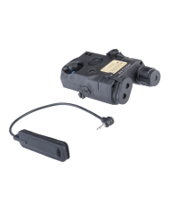 Boitier lampe avec laser vert (Noir)