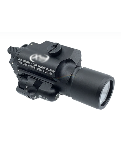 Lampe X400 avec laser Rouge (Noir)