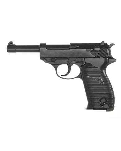 Réplique Pistolet Airsoft P38-L GBB/Gaz (Noir) WE