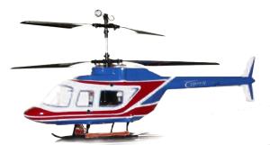 HELICOPTERE SUPERFLY 40.A RADIOCOMMANDE BLEU ET ROUGE