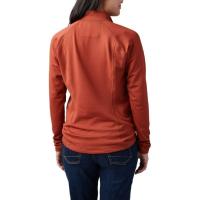 CHEMISE POLAIRE FEMME STRATOS ROUGE OX BLOOD 1/4 ZIP 5.11 TACTICAL