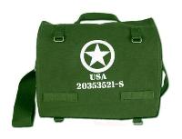 SAC BESACE OU MUSETTE VERT OLIVE ALLIED STAR