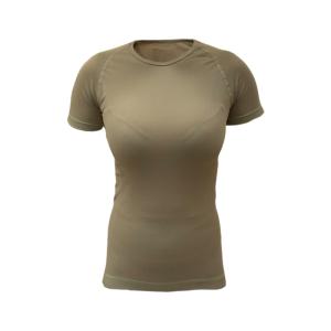 TEE SHIRT ACTIVE LINE FEMME TAN COL ROND MANCHES COURTES SUMMIT OUTDOOR